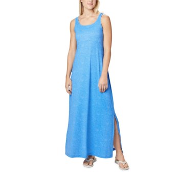 Columbia PFG Freezer Maxi, Vestidos Azules Para Mujer | 269741-CPK